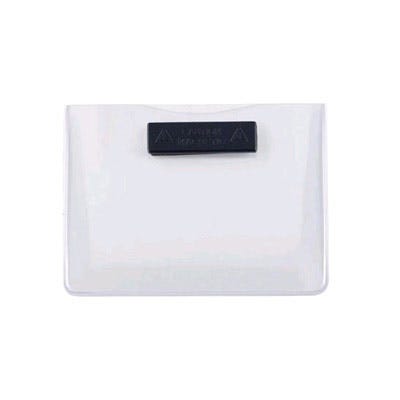 Clear Acetate Badge Holders w/ Magnetic Attachment - Qty. 100