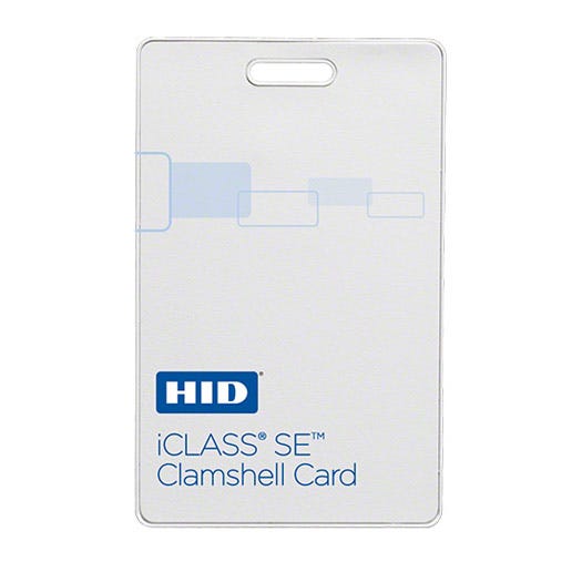 HID 3350 Smart iClass SE Clamshell Card - PROGRAMMED - Qty. 100