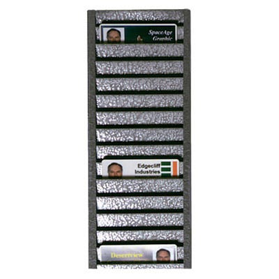 40-Card Horizontal Metal ID Badge Rack - DISCONTINUED