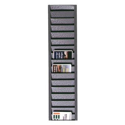 40-Card Vertical Metal ID Badge Rack - DISCONTINUED
