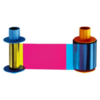 Fargo 45615 Half Panel Color Ribbon - YMCKOKO - 500 prints - DISCONTINUED