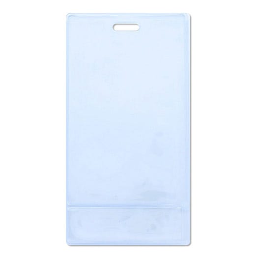 Flexible Vinyl - Vertical - Clear Badge Holder - 100 per pack