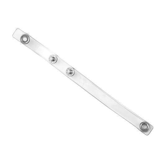 1.50'' Clear Vinyl Badge Belt Strap - 100 per pack