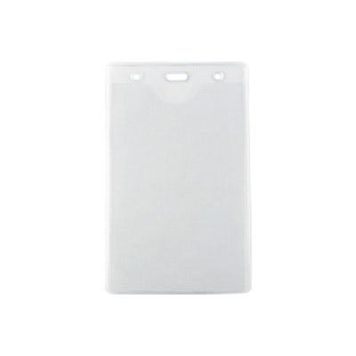Clear Event Badge Holder w/ Slot and Chain Holes - Qty 100