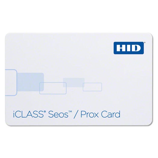 HID 510X Corporate 1000 iClass Seos Smart Cards with Prox - PET - PROGRAMMED - Qty. 100