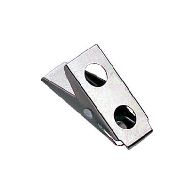 1'' Ribbed Nickel-Plated Steel Clip - Qty. 500