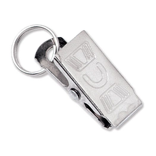 1 3/16'' Bulldog ''U'' Badge Clip w/ Split Ring - 5000 per pack