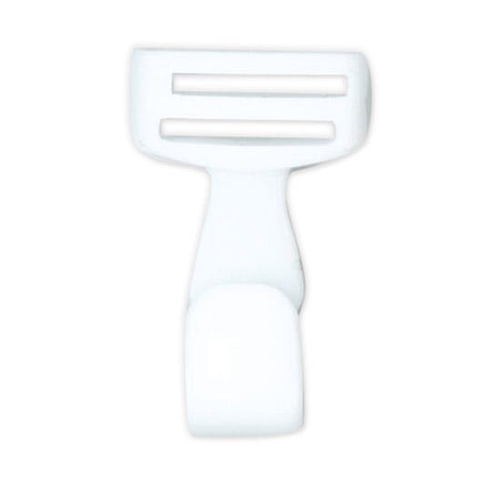 5/8'' White Plastic Lanyard Hook - 5000 per pack