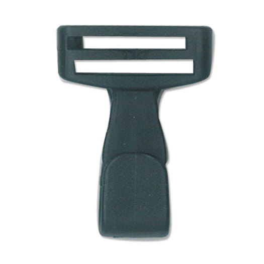 1'' Wide Black Plastic Lanyard Hook - 5000 per pack