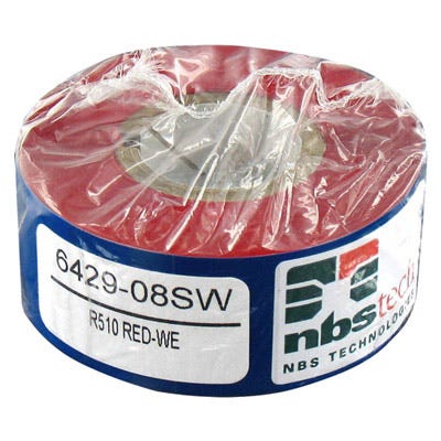 NBS ImageMaster 6429-08SW Dark Red Monochrome Ribbon - 3,200 prints