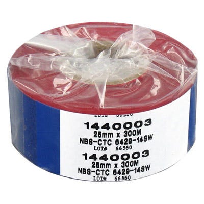 NBS ImageMaster 6429-14SW Red Monochrome Ribbon - 3,200 prints - DISCONTINUED