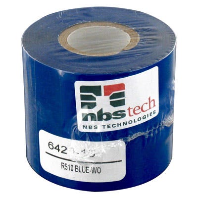 NBS ImageMaster 6429-15 Light Blue Monochrome Ribbon - 3,200 prints