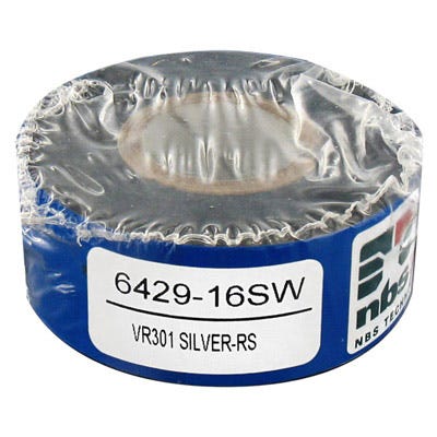 NBS ImageMaster 6429-16SW Metallic Silver Monochrome Ribbon - 3,200 prints