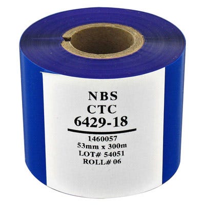 NBS ImageMaster 6429-18 Purple Monochrome Ribbon - 3,200 prints