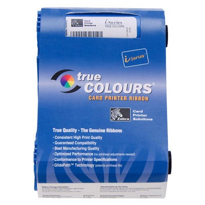 Zebra 800015-904 Blue Monochrome Ribbon - 1,000 prints - DISCONTINUED