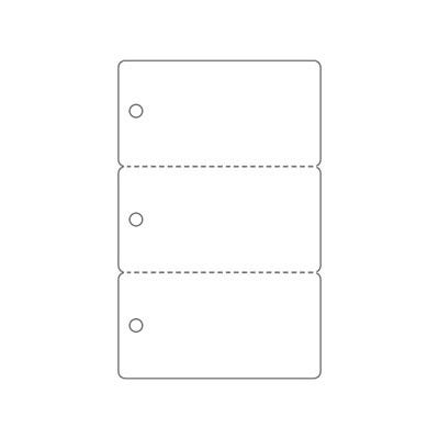 CR80.30 3Up Key Tag PVC Cards - Qty. 1000