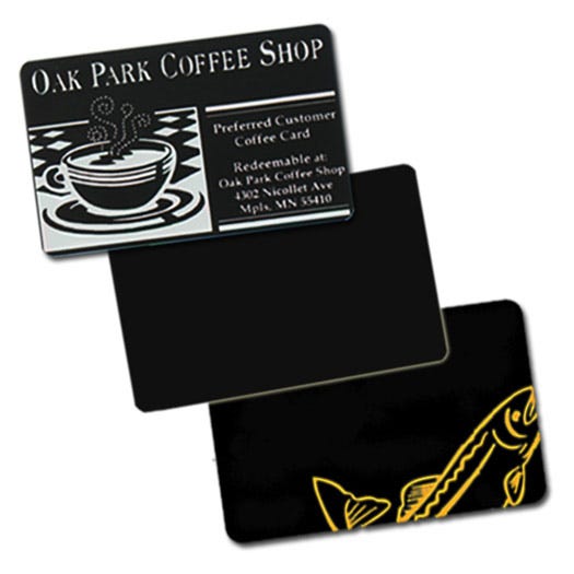 CR80.30 Matte Black PVC-U Cards - Qty. 500