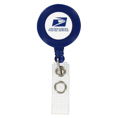 Custom Round Badge Reels - 1.25'' - Belt Clip - Durable Strap - 100 per pack