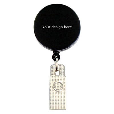 Custom Heavy Duty Badge Reels - Nylon Cord - Durable Strap - Qty 100
