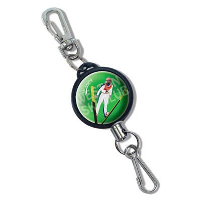 Qty: 100 - Custom Heavy Duty Ski & Sport Badge Reels