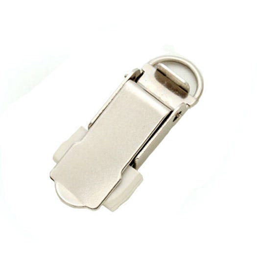 Metal Card Clamp Lanyard Attachment - 100 Pack
