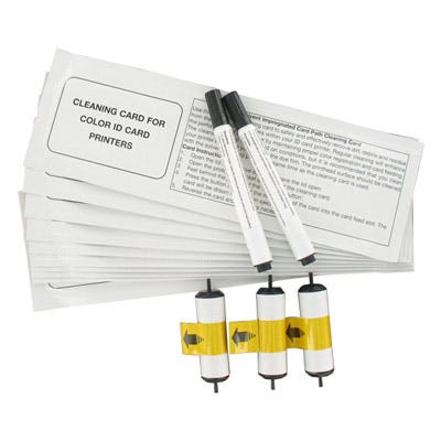 Magicard N9005-761Med Complete Cleaning Kit - Cleaning Cards, Pens, Rollers - DISCONTINUED