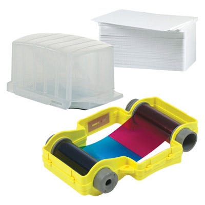 Magicard PCF1 Color Ribbon & PVC Card Bundle - YMCKO - 50 prints - DISCONTINUED