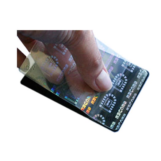 Hand-applied Adhesive ID Card Laminate - Qty. 500