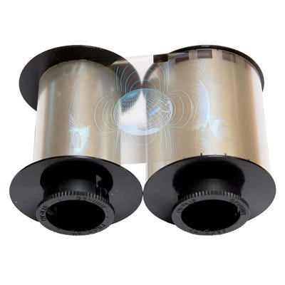 Evolis R4213 Registered Globe Design Hologram Overlay - 400 imprints - for Securion Printers