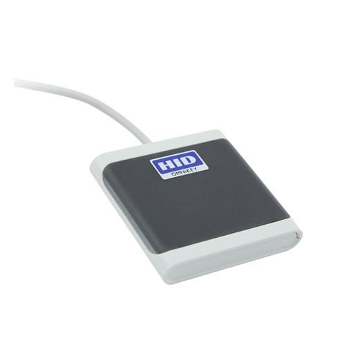 HID OMNIKEY 5022 R50220318-GR Smart Card Reader - Dark Grey