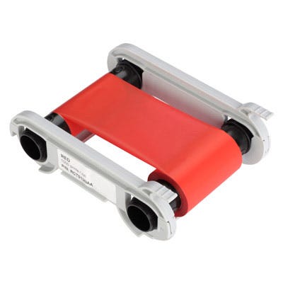 Evolis RCT013NAA Red Monochrome Ribbon - K - 1,000 prints
