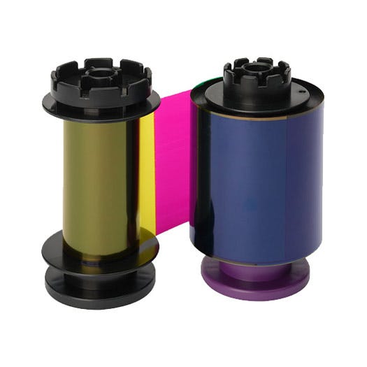 Evolis R5F208A100 YMCKO Color Ribbon - 300 prints