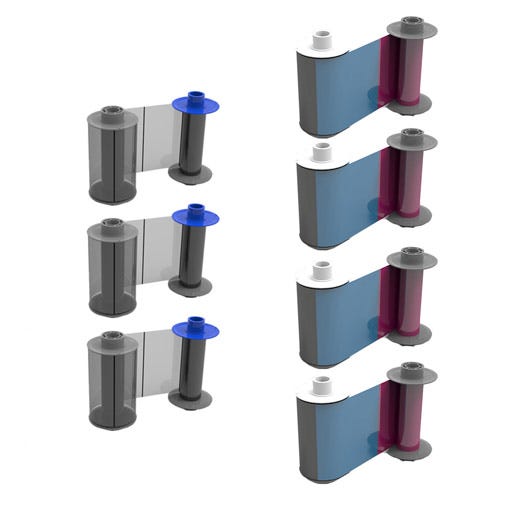 Magicard SET-HX3000S YMCKS Ribbon, HoloKote & Retransfer Film Set - 3000 prints - DISCONTINUED