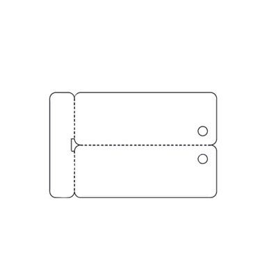CR80.30 2Up Key Tag PVC Cards - Qty. 3000