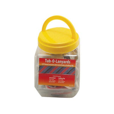 Tub-O-Lanyards Assorted Lanyards - 50 per tub