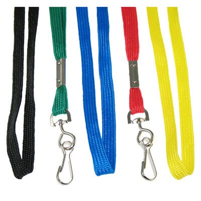 3/8'' Woven, Non-Breakaway Lanyard Variety Pack - 100 per pack