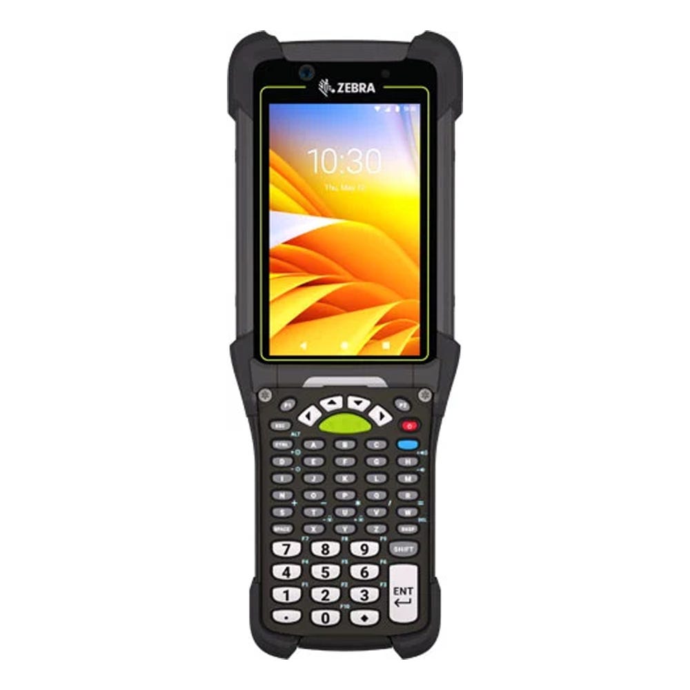 Zebra MC9400 Mobile Computer - LAN, WIFI 6E, Gun, Bluetooth, NFC, 4.3 Display, Vibrator, Android GMS, SE58 Imager, 6GB RAM / 128GB UFS, 53 Key Standard, 7000mAh Standard Battery, North America Only (US, CA, PR)
