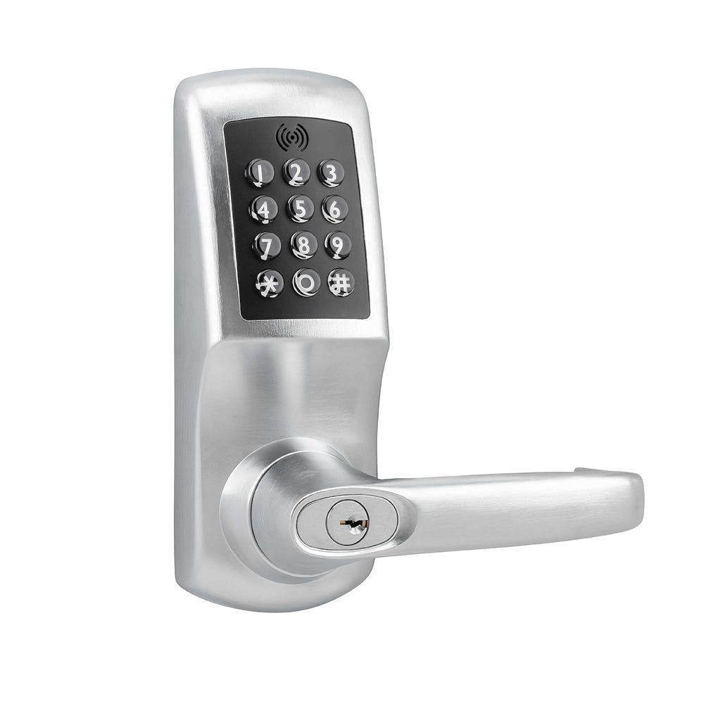 SimpleAccess 5500 Series Medium Commercial Duty WiFi, Card, and PIN Lever w/Lighted Keypad