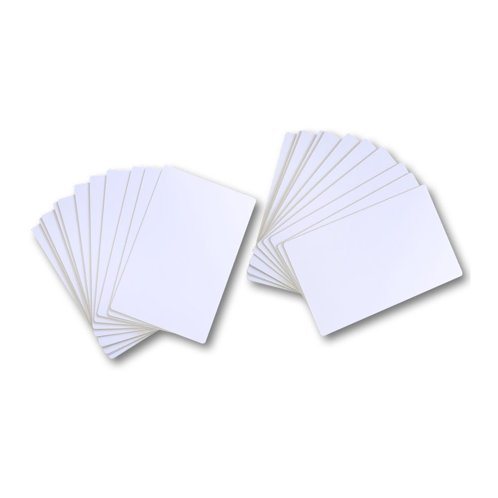 Swiftcolor P3-109-001 Printable 3.5"x5.5" Cards PVC Glossy (Non punched)