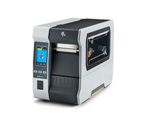 Zebra ZT61043-T010100Z 300 DPI Thermal Transfer Barcode Label Printer - 4 Inch Print Width with Tear Bar