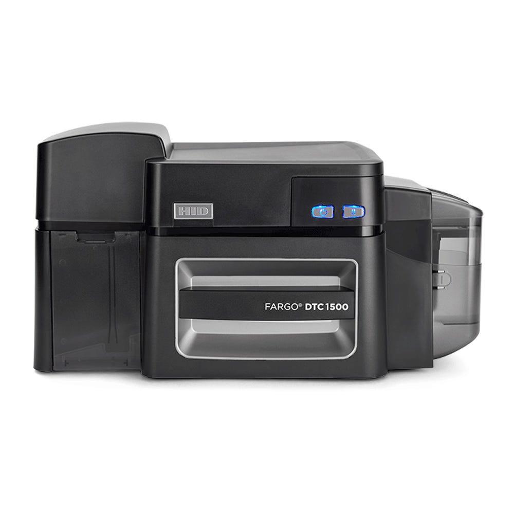 Fargo DTC1500 ID Card Printer - Dual-Sided - No Lamination - DISCONTINUED