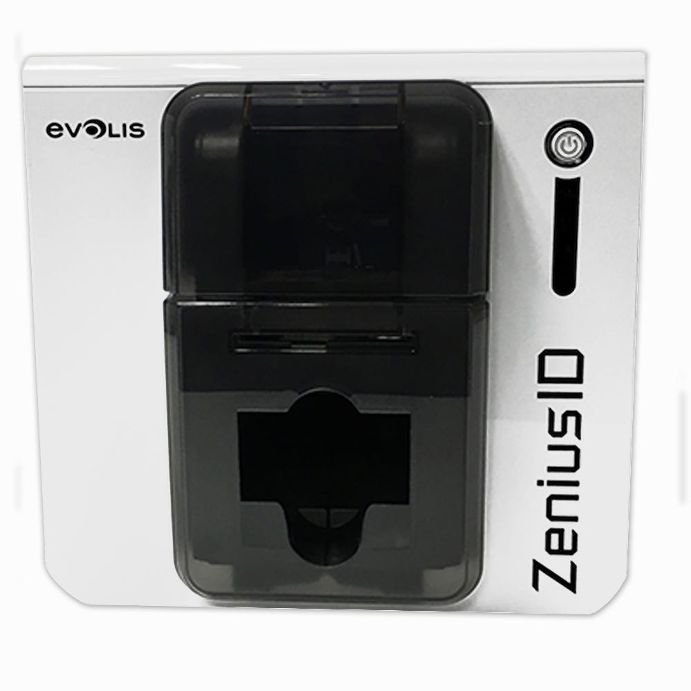 Evolis ZeniusID ID Card Printer Single-Sided - Grey Brown