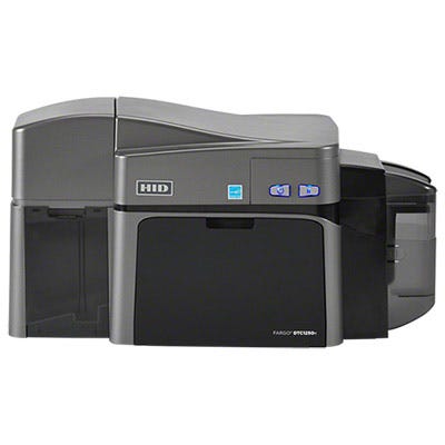 Fargo DTC1250e ID Card Printer with Ethernet Omnikey 5121/5125 Encoders - Dual-Sided - DISCONTINUED