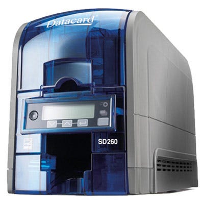 Entrust Datacard SD260 ID Card Printer with Identive Encoder - Single-Sided - DISCONTINUED