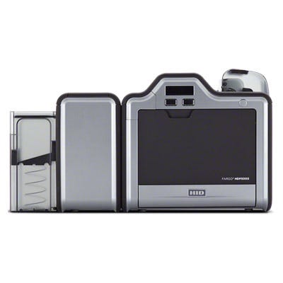 Fargo HDP5000 ID Card Printer - Dual-Sided with Magnetic Stripe and Smart Card Encoding - No Lamination